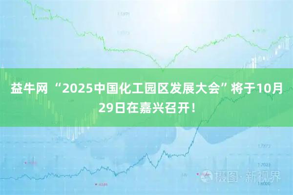 益牛网 “2025中国化工园区发展大会”将于10月29日在嘉兴召开！